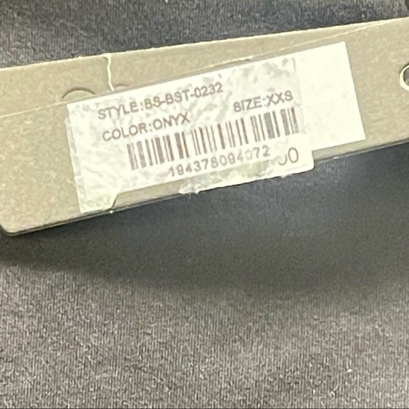 Skims Fits Everybody High Neck Onyx Black Bodysuit Size XXS NWT - Picture 6 of 7